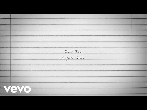 Dear John Lyrics Taylor Swift - Wo Lyrics