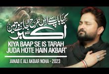 Kiya Baap Se Is Tarha Juda Hoty Hain Akbar Noha Lyrics Syed Raza Abbas Zaidi - Wo Lyrics