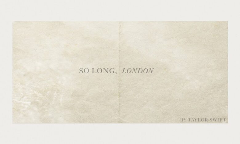 So Long London
